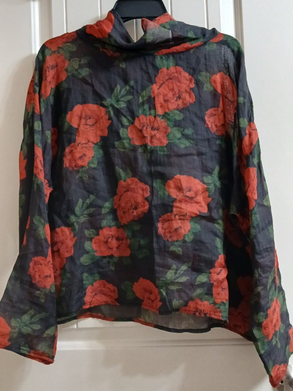Linen pullover top